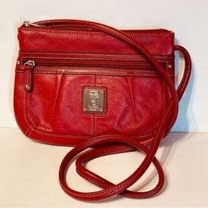 Tignanello Leather Crossbody Handbag